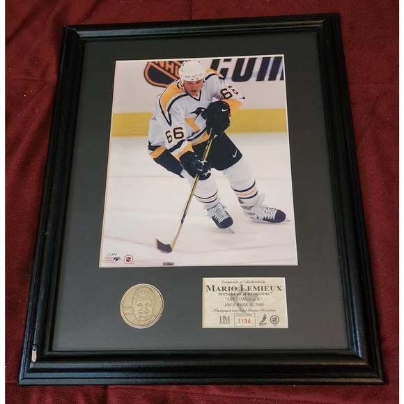 2000 The Comeback - MARIO LEMIEUX PITTSBURGH PENGUINS - Picture 1 of 4